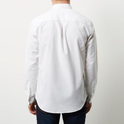 White casual Oxford shirt